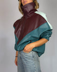 Giubbino Tricolore Ecopelle HaveONE Donna Art. KVS-R096