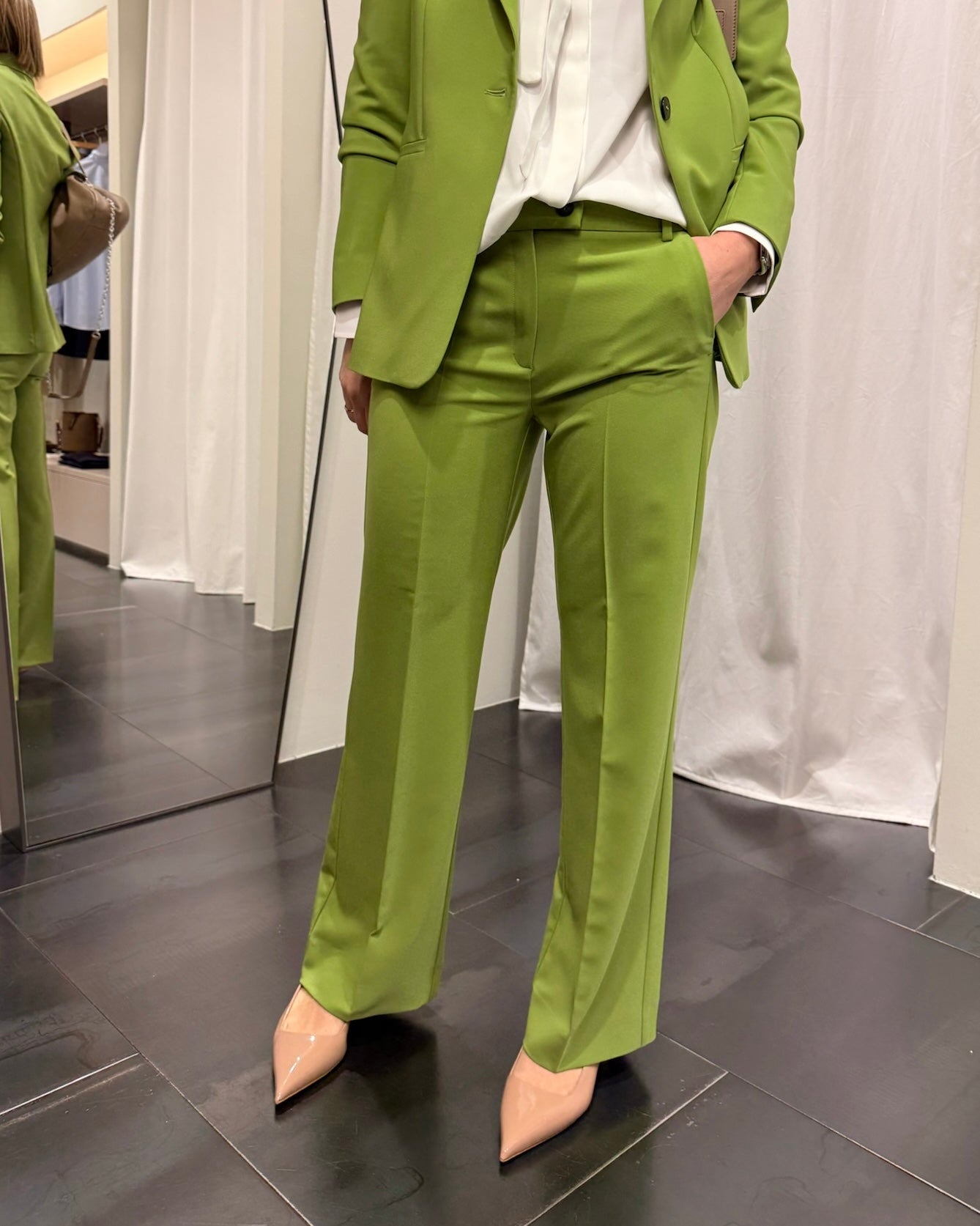 Completo Giacca Pantalone Fluido Poliestere Strech Romana EmmeMarella Donna Art. 26150910512