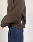 Felpa Girocollo Interrotto ScolloV NouConcept Donna Art. N-F2606-17217