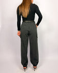 Pantalone Cargo Con Cintura Donna Art. P212B029A