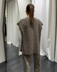 Gilet Maglia ScolloV Motel Donna Art. 14255SM