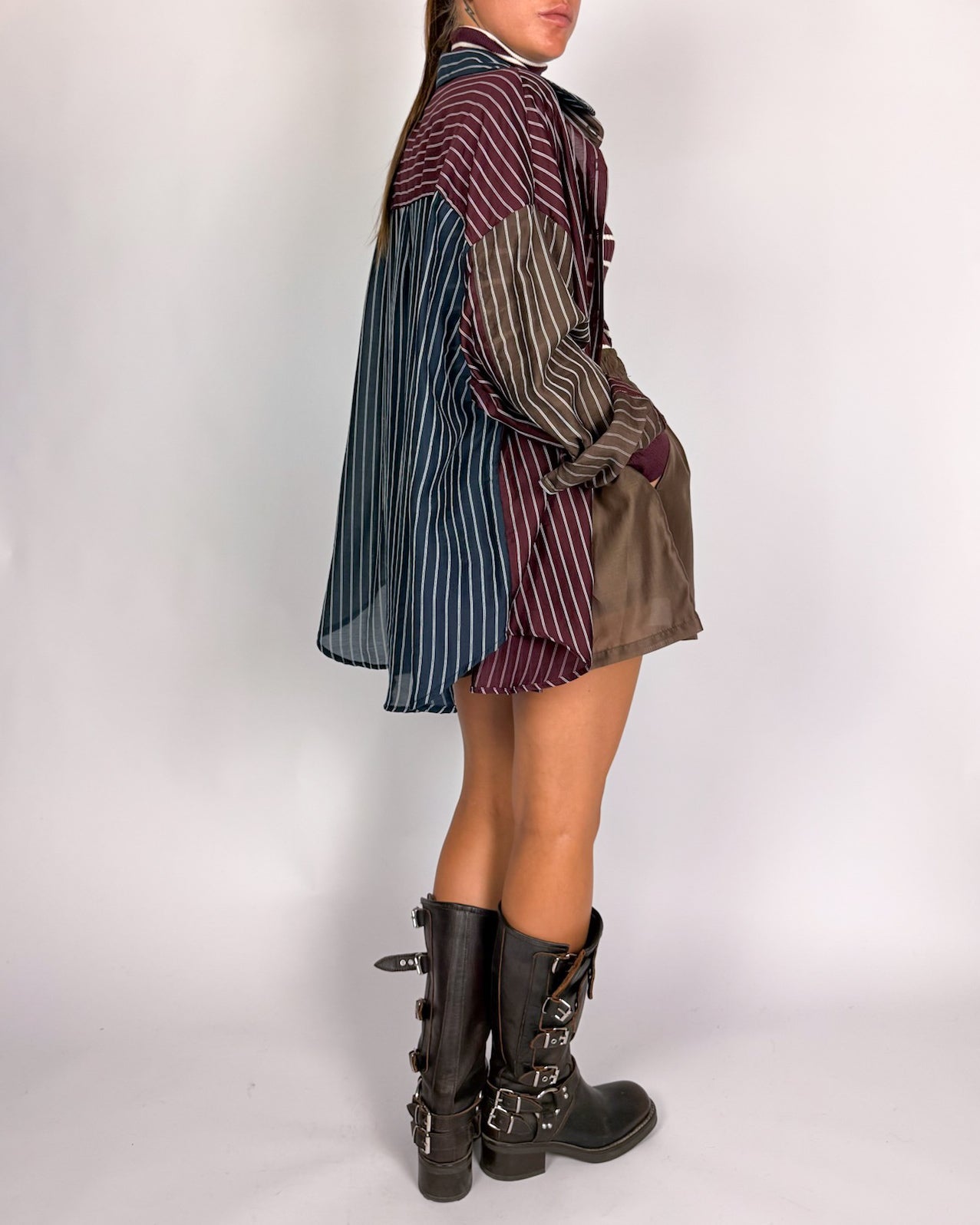 Camicia Over Riga Donna Lumina Art. LD6120