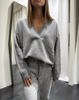 Maglione Scollo V Motel Donna Art. I25/WL785