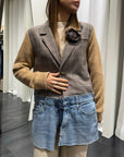 Giacca Check Denim Susy Mix Donna Art. S2751
