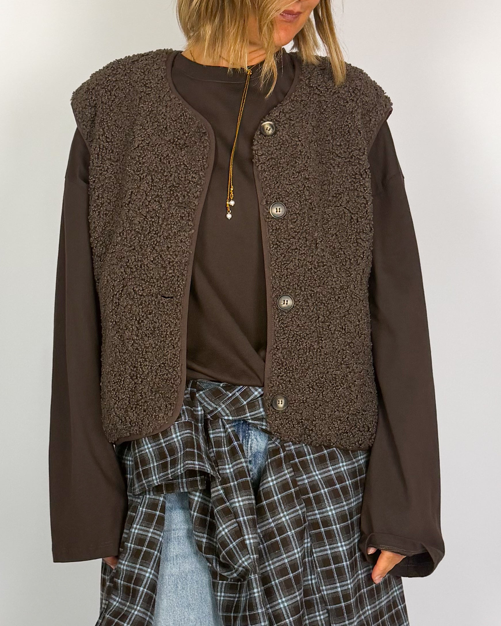 Gilet Ines Teddy Only Donna Art. 15373836
