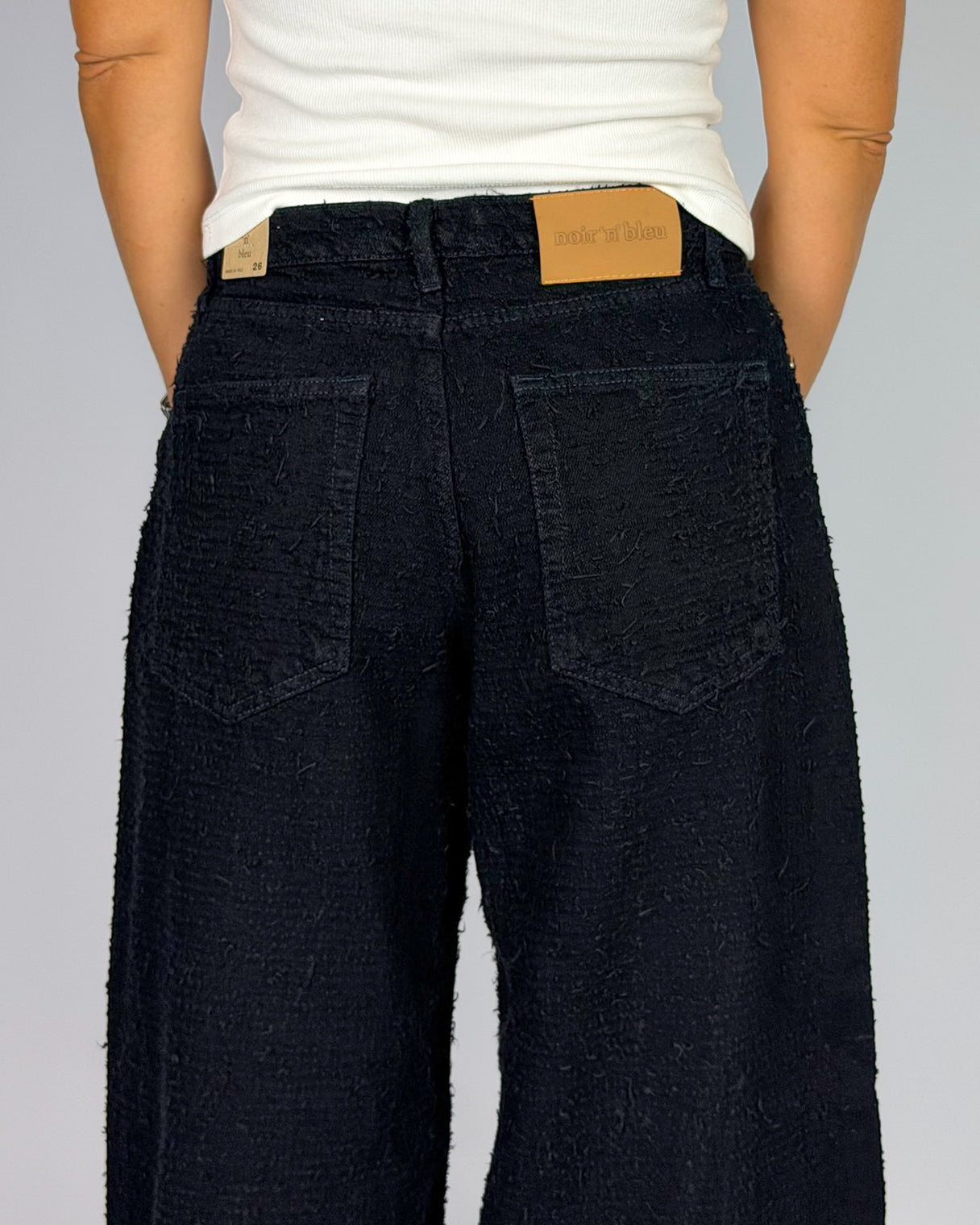 Jeans Dolly-2 Loose Fit Bouclé Noir 'n' Bleu Donna Art. P296J184N000