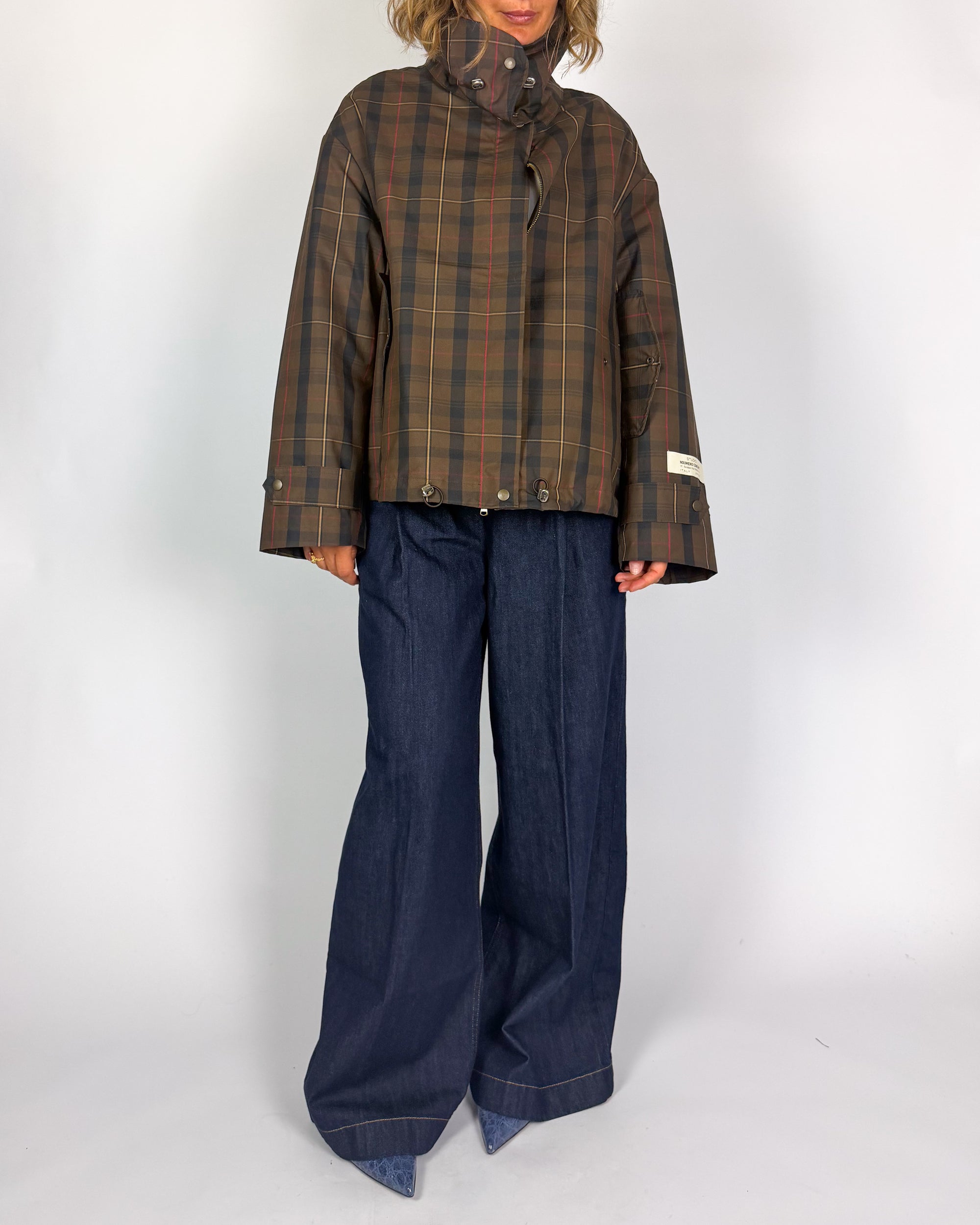 Giubbo Tartan In Collab Con Britishmillerain NouConcept Donna Art. N-J85-17000