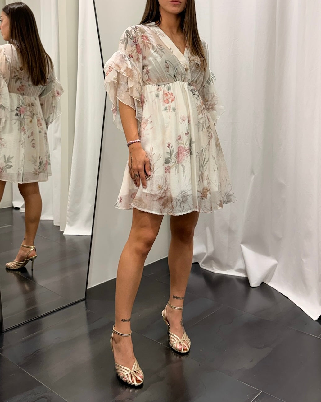 Abito Fantasia Fiori  Susy Mix Donna Art. 26248C4