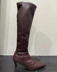 Stivale Alto 100% Vera Pelle Semicouture Donna Art. Y5WZ45