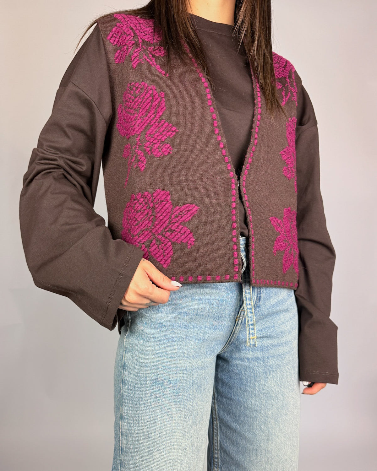 Gilet Ricamo Donna Dixie Art. M566B069A