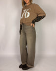 T-shirt con Manica Check Susy Mix Donna Art. I266177