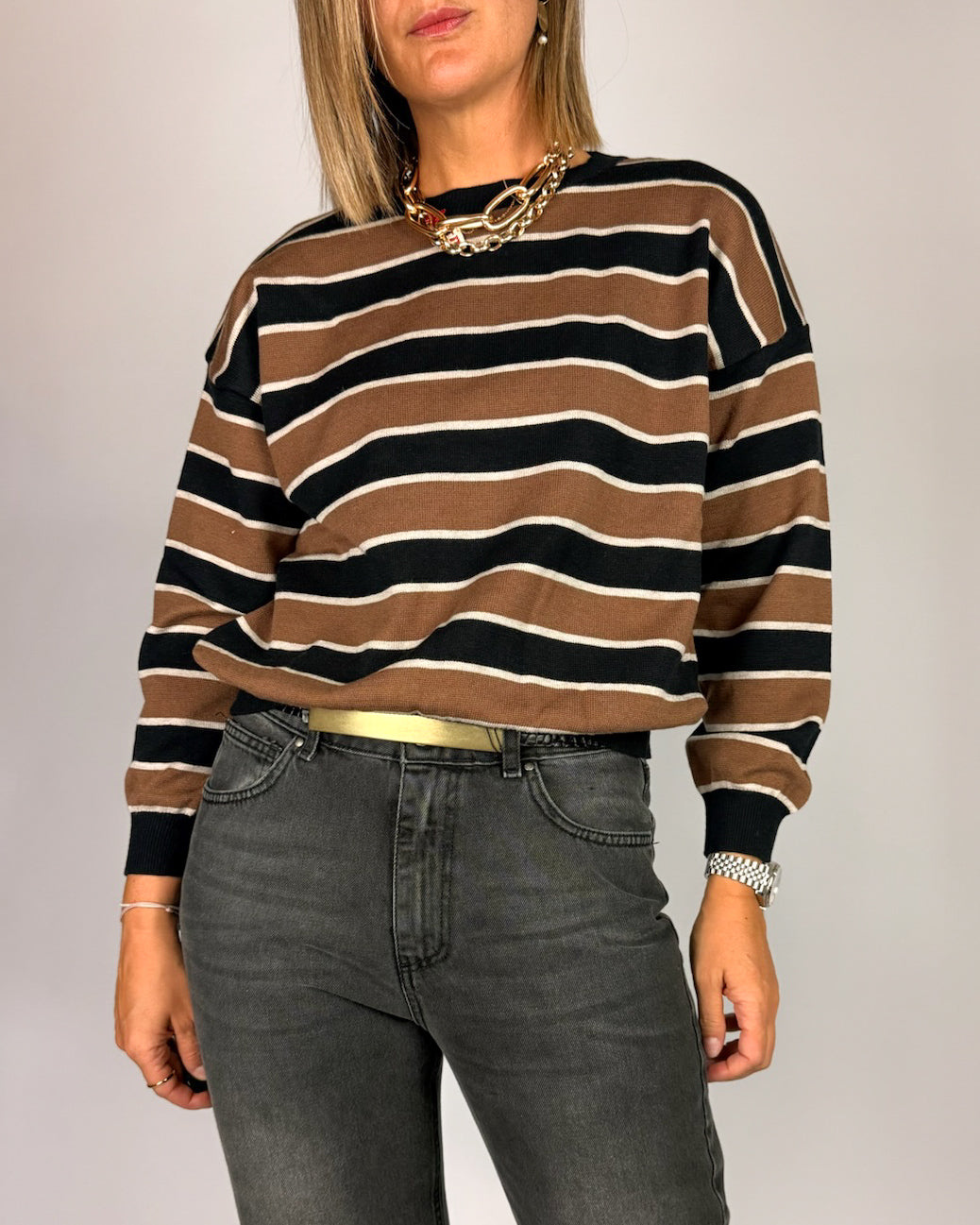 Maglia Riga Donna Tensionein Donna Art. 26691