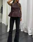 Top Ecopelle Susy Mix Donna Art. M09184
