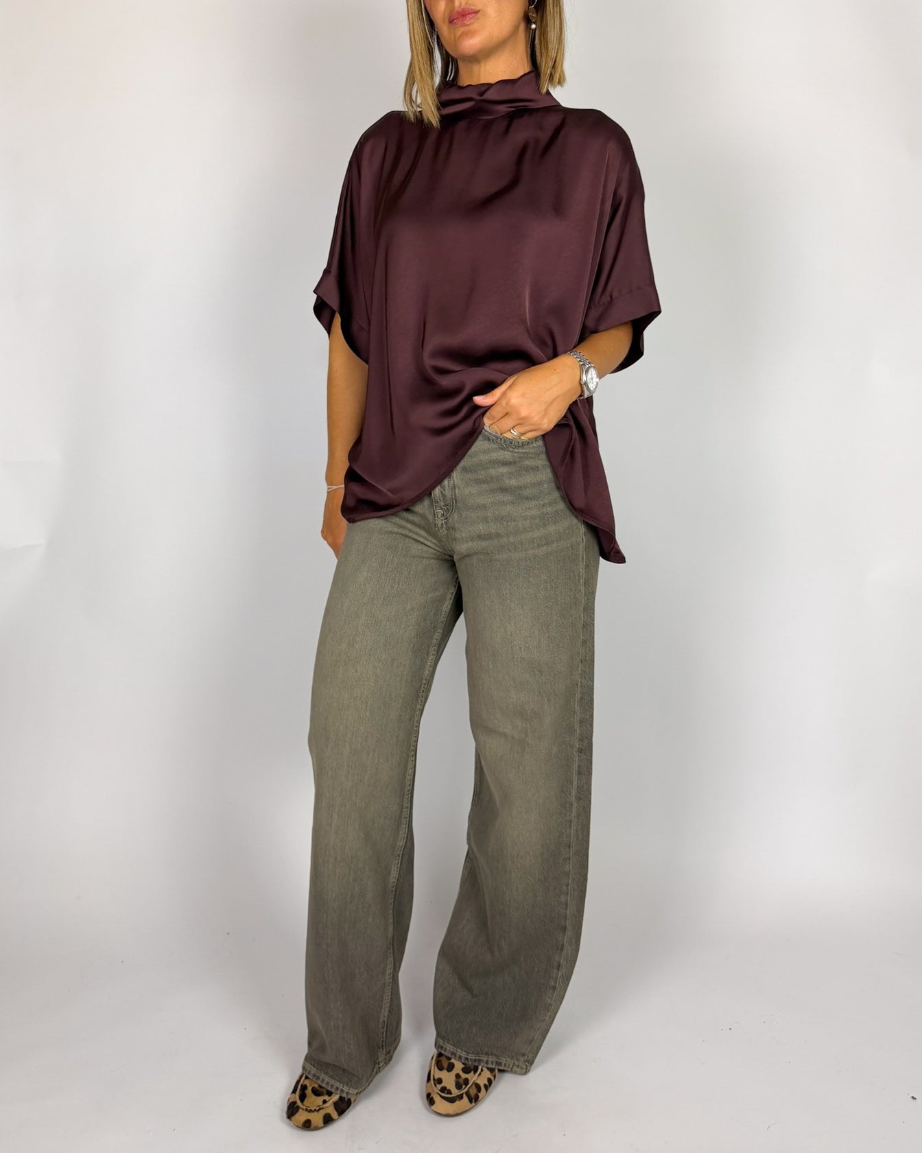 Blusa Oversize Collo Risvoltato Motel Donna Art. G467B22R