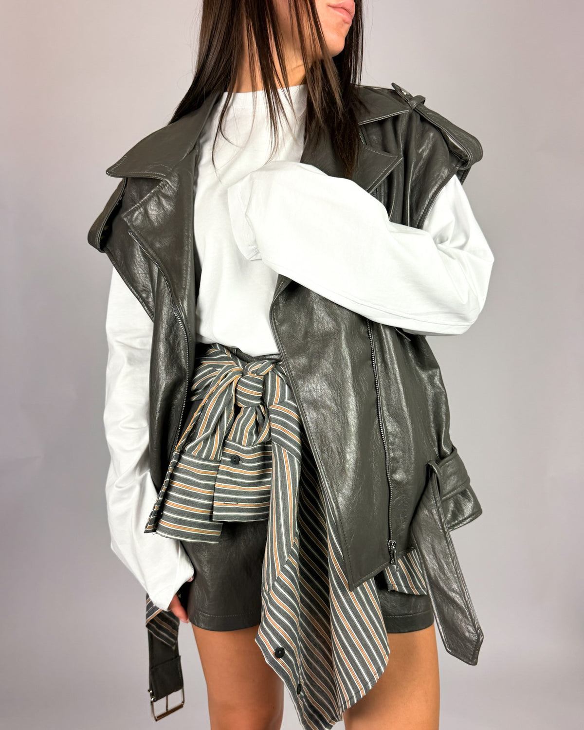 Gilet Ecopelle HaveONE Donna Art. LVI-R012