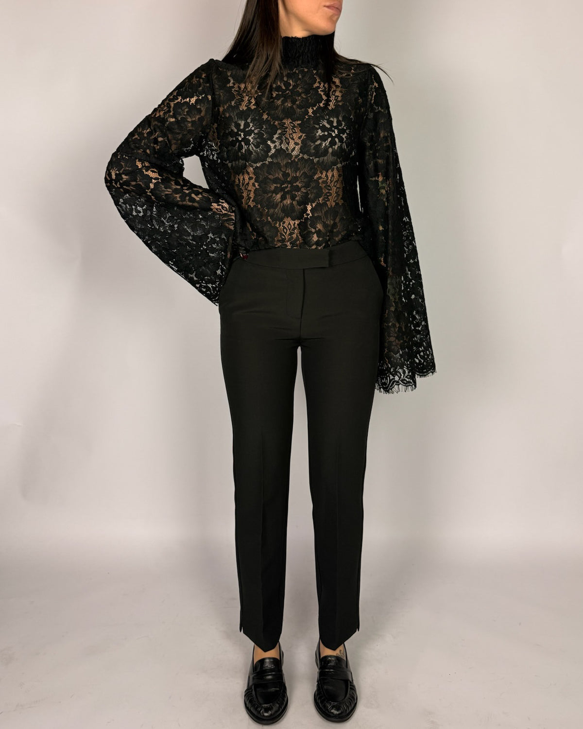 Camicia Pizzo Tensionein Donna Art. W26M910