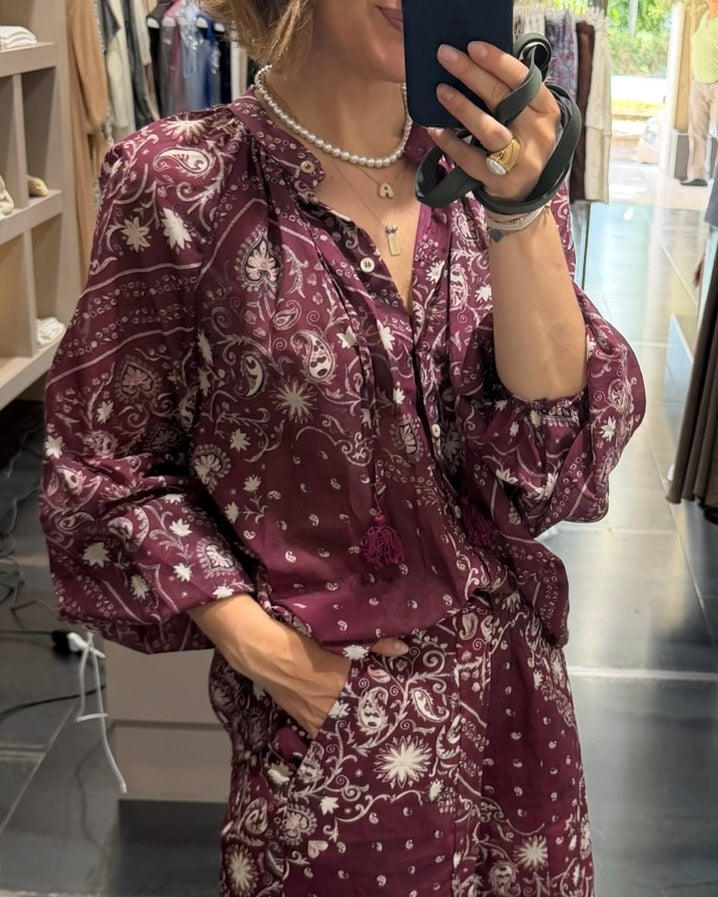 Camicia Fantasia Bandana Tensionein Donna Art. 39470