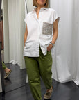 Camicia Tasca Paillettes Donna Dixie Art. CFRCYMZ