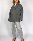 Peacoat Doppio Petto Maniche Ampie NouConcept Donna Art. N-J93-17000