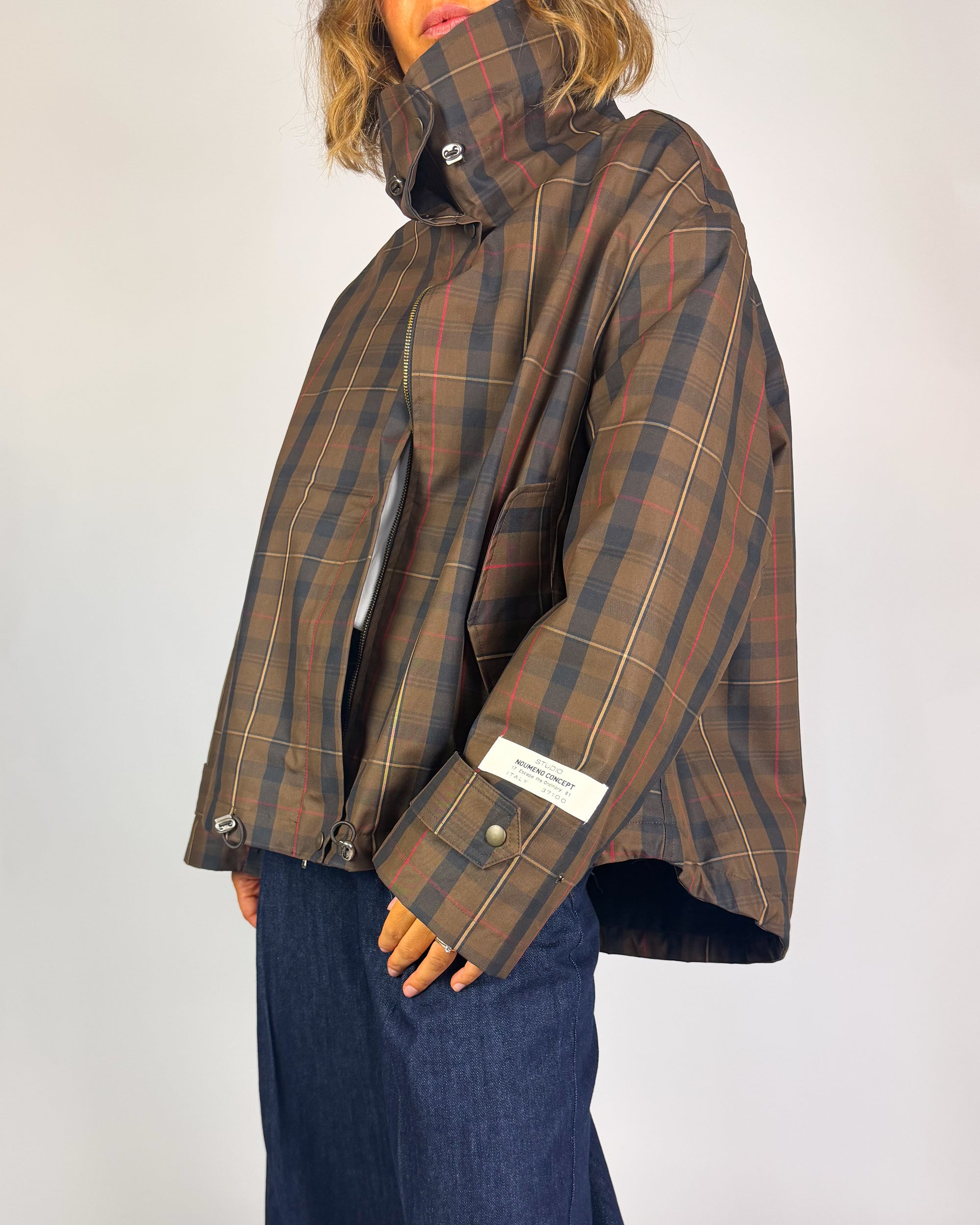 Giubbo Tartan In Collab Con Britishmillerain NouConcept Donna Art. N-J85-17000