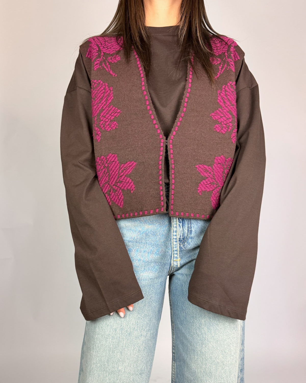 Gilet Ricamo Donna Dixie Art. M566B069A