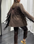 Giacca Check Frangia Susy Mix Donna Art. J0473