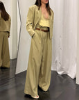 Pantalone Palazzo Doppia Pence Donna Dixie Art. PDT51FHC