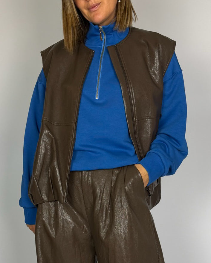 Felpa Zip Tensionein Donna Art. 27M6145