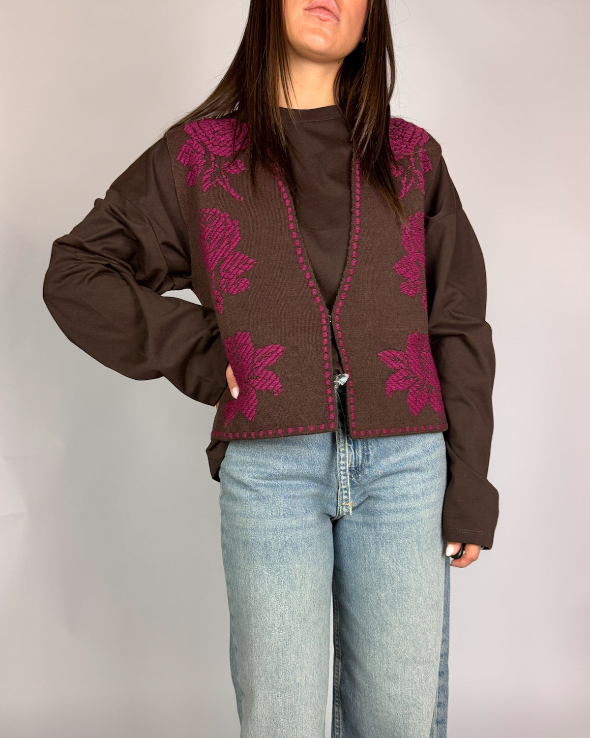 Gilet Ricamo Donna Dixie Art. M566B069A