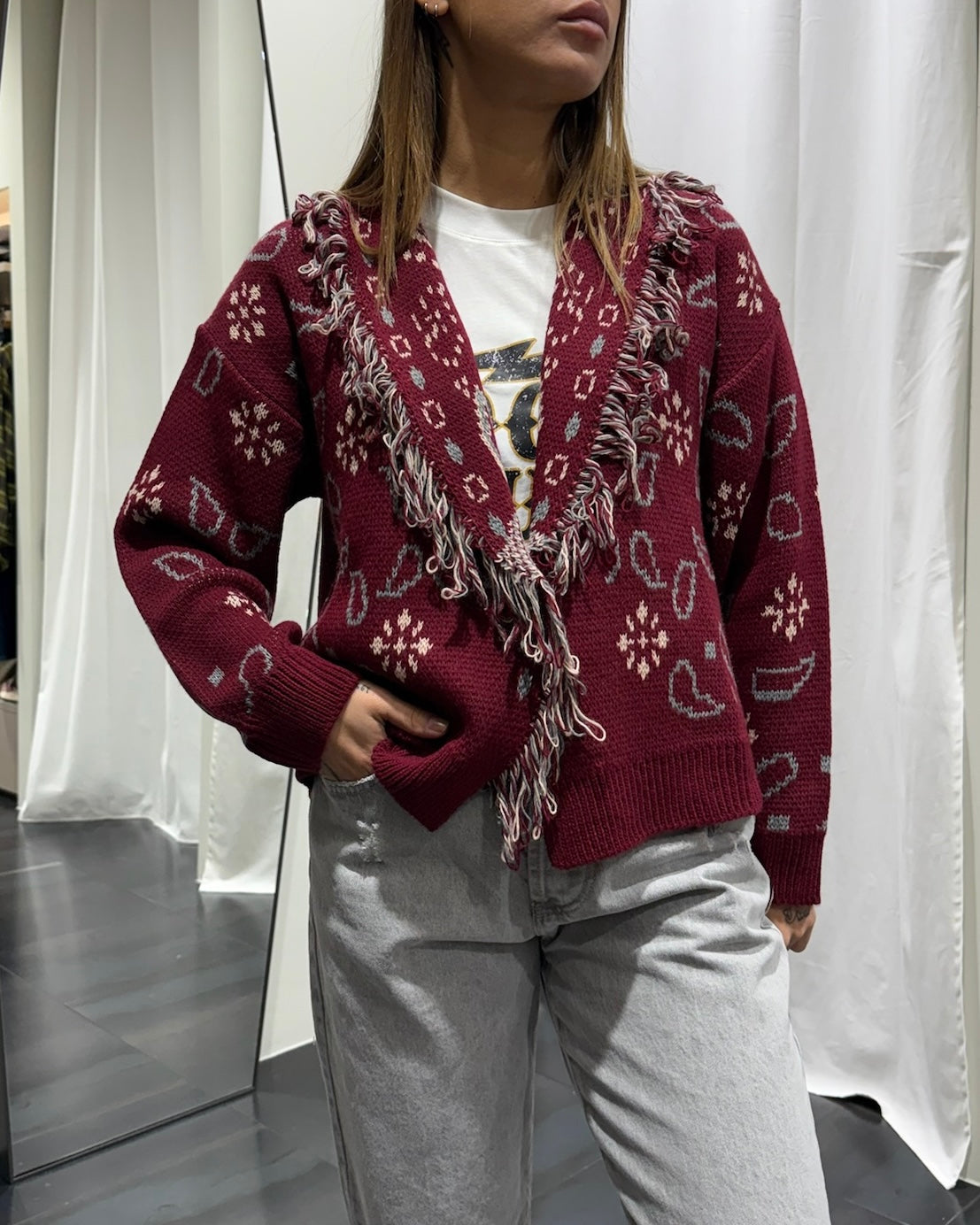 Cardigan Bandana Susy Mix Donna Art. M92106