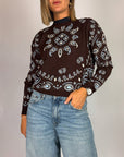 Maglia Stampa Bandana Paisley Donna Tensione in Art. W6HMJ26A465