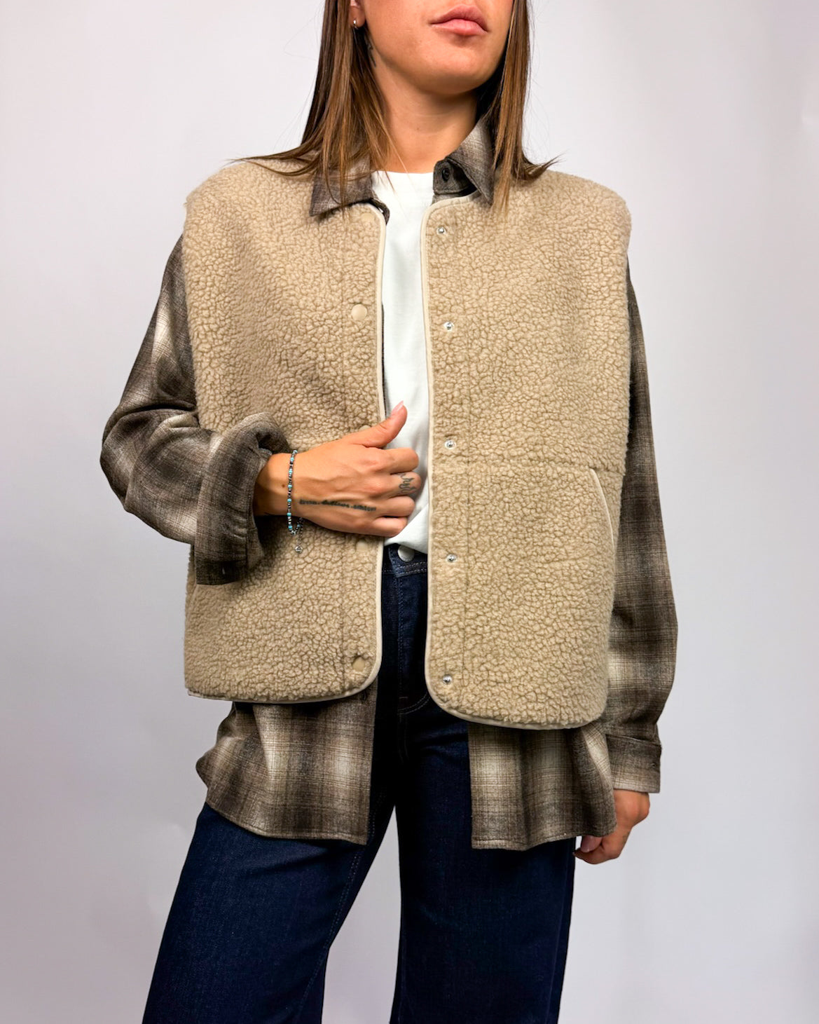 Gilet Era Teddy Vest JJXX Donna Art. 12272586