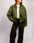 Giubbino Bomber Suede Only Moon-Stina Art. 15381024