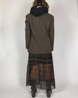 Gonna Lunga Tartan Plisse NouConcept Donna Art. N-G68-17227