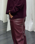 Pantalone Ecopelle Philia Loft Donna Art. D01E0134