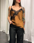 Top Assimmetrico Pizzo Susy Mix Donna Art. C81635