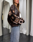 Bomber Ecopelle Manica Ricamo Susy Mix Donna Art. S0063