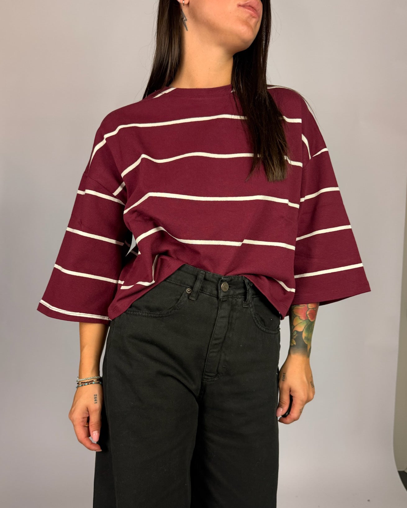 Maglia Riga Scattolina Susy Mix Donna Art. SH004694