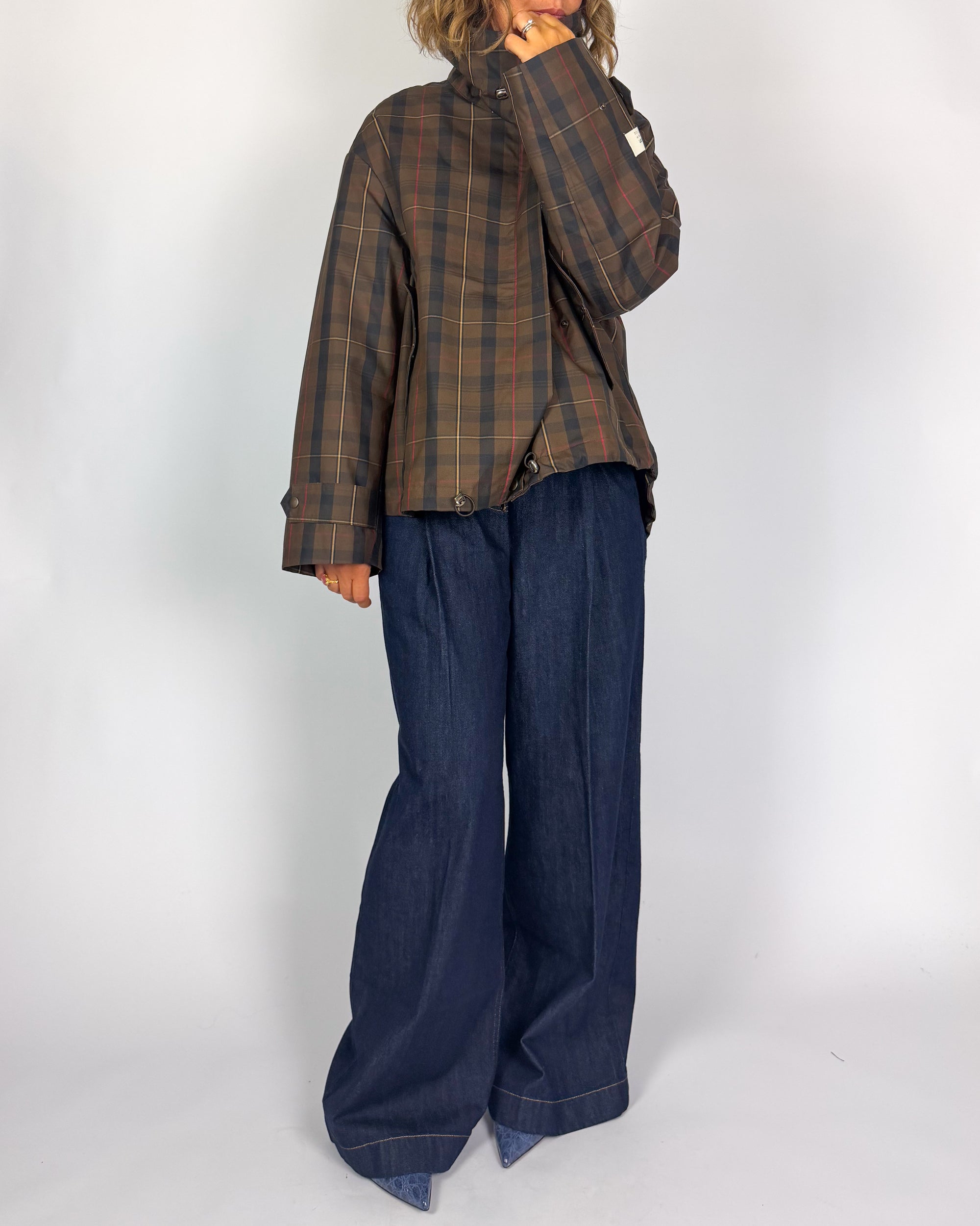Giubbo Tartan In Collab Con Britishmillerain NouConcept Donna Art. N-J85-17000