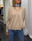 Maglia Scollo aV 100% WV Semicouture Donna Art.Y6SC63