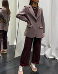 Giacca Check Susy Mix Donna Art. SM185A