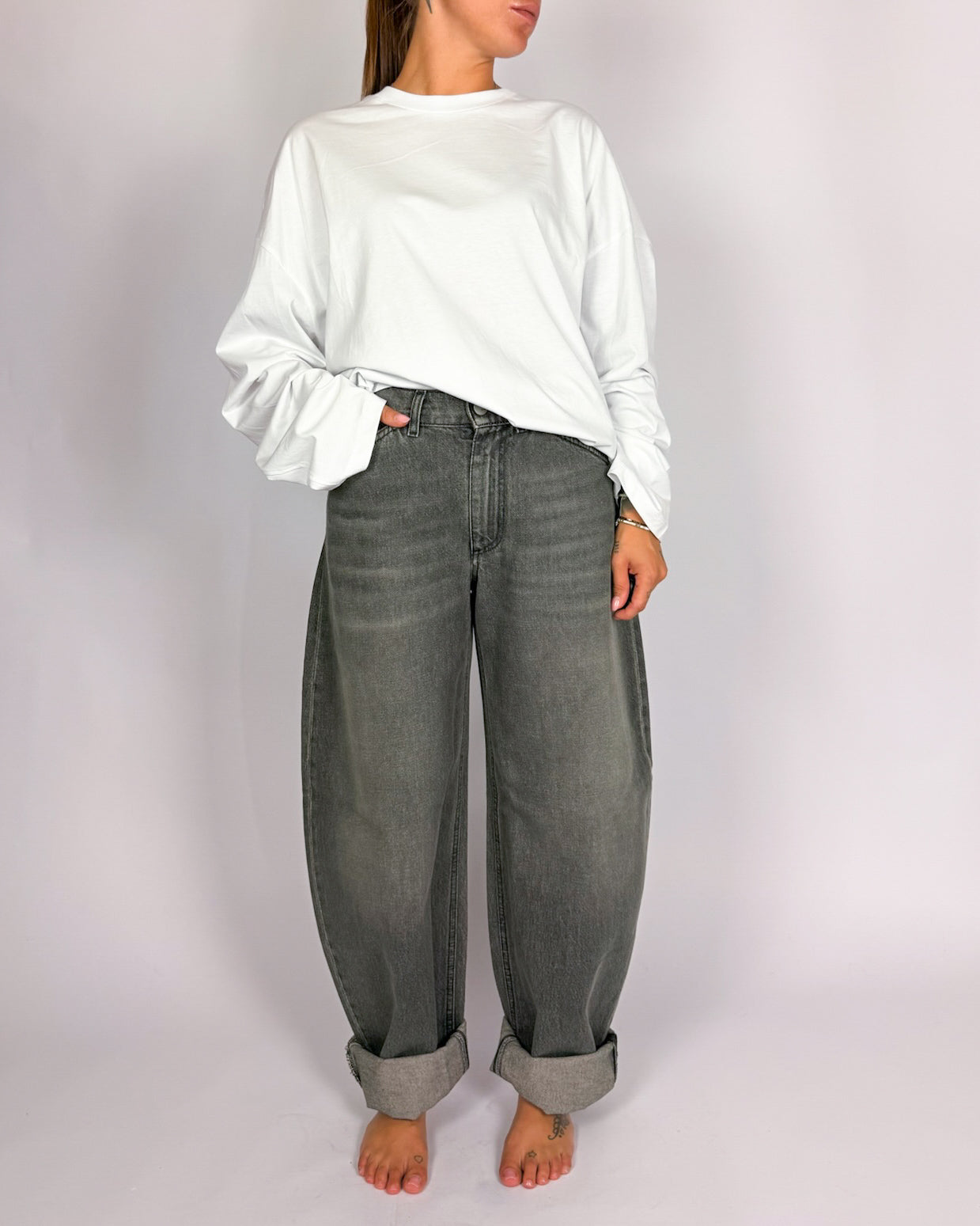 Jeans Antea Ballon  Noir 'n' Bleu Donna Art. P196J145N303