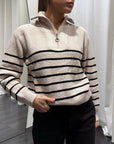Maglione Zip Susy Mix Donna Art. M92039