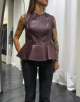 Top Ecopelle Susy Mix Donna Art. M09184