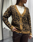 Cardigan Leopardato Susy Mix Donna Art. 650101