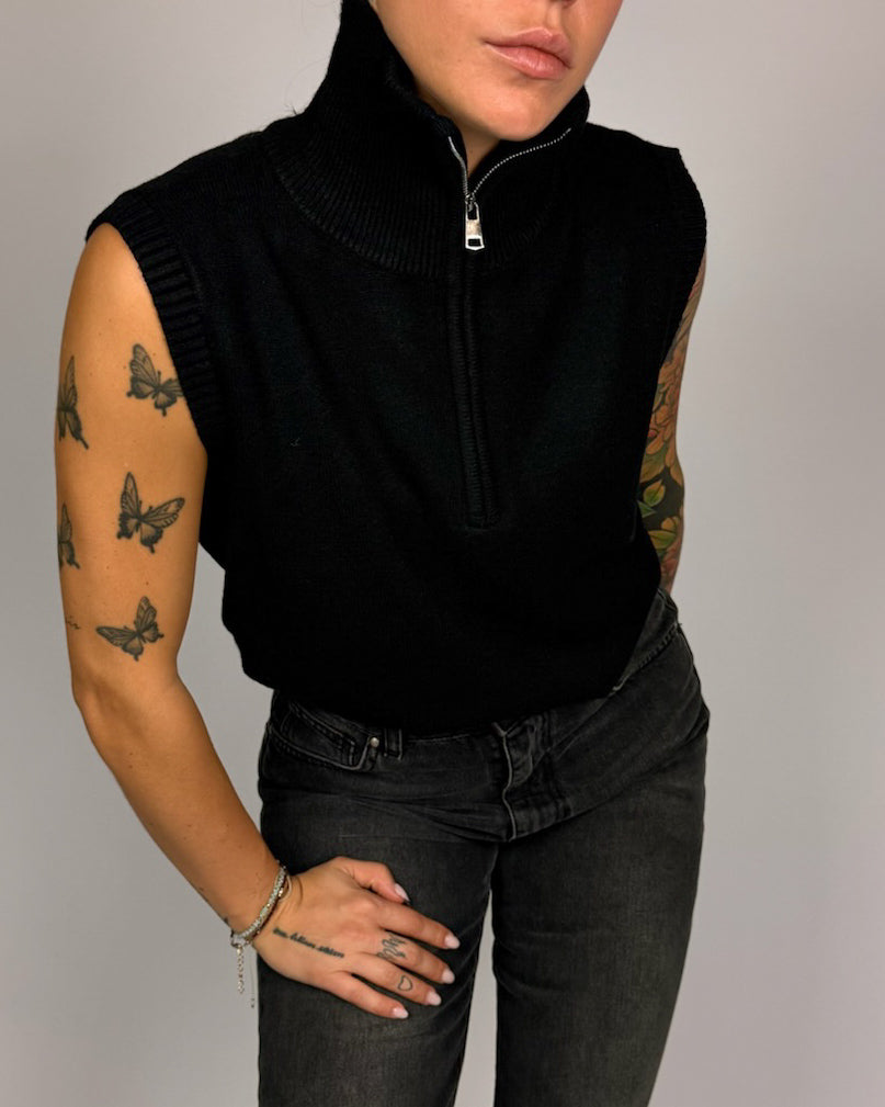 Gilet Zip Maglia Donna Susy Mix Art. M325
