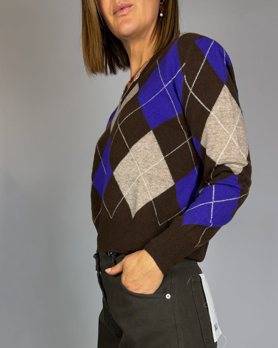 Maglione Rombi Tensionein Donna Art.  WL1795