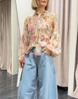 Camicia Fiori Chiffon Susy Mix Donna Art. CM05731