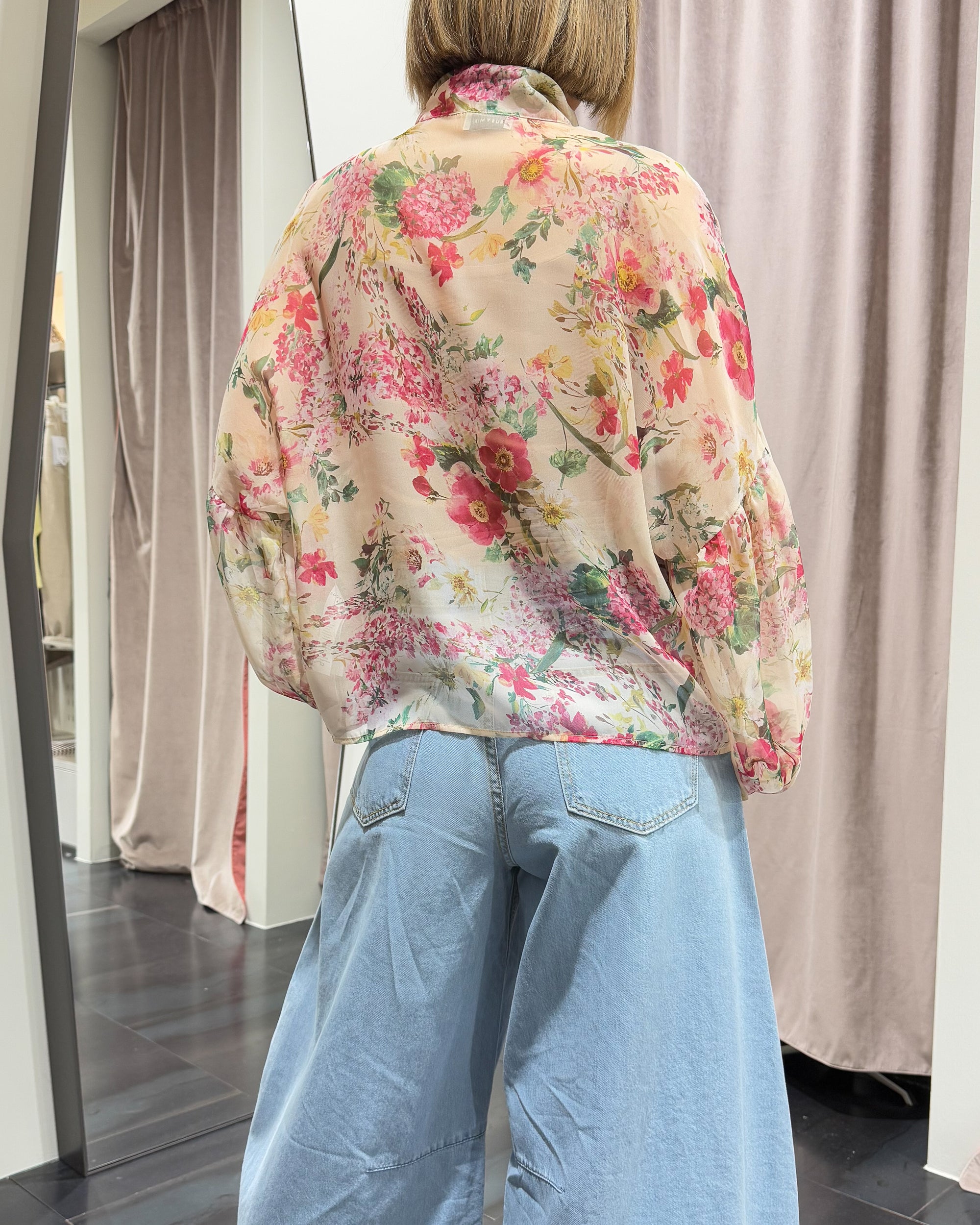 Camicia Fiori Chiffon Susy Mix Donna Art. CM05731