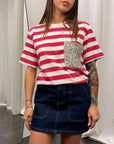 T-shirt Riga Taschino Paillettes Dixie Donna Art. T262A156